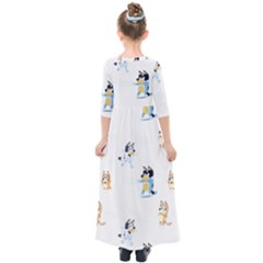 Kids  Quarter Sleeve Maxi Dress 