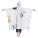 Kids  Hooded Rain Ponchos 