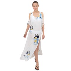 Maxi Chiffon Cover Up Dress 
