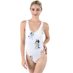 High Leg Strappy Swimsuit 