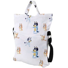 Fold Over Handle Tote Bag 