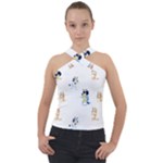 Bluey, Bluey merch, Bluey pattern, Bluey Bluey, bingo, Bluey design, bluey dog Cross Neck Velour Top Bluey, Bluey merch, Bluey pattern, Bluey Bluey, bingo, Bluey design, bluey dog Cross Neck Velour Top