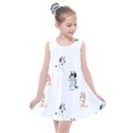 Bluey, Bluey merch, Bluey pattern, Bluey Bluey, bingo, Bluey design, bluey dog Kids Summer Dress Bluey, Bluey merch, Bluey pattern, Bluey Bluey, bingo, Bluey design, bluey dog Kids Summer Dress