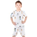 Bluey, Bluey merch, Bluey pattern, Bluey Bluey, bingo, Bluey design, bluey dog Kids T-Shirt and Shorts Set Bluey, Bluey merch, Bluey pattern, Bluey Bluey, bingo, Bluey design, bluey dog Kids T-Shirt and Shorts Set