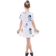 Kids  Short Sleeve Shirt Dress 