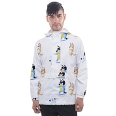Men s Front Pocket Pullover Windbreaker 