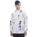 Bluey, Bluey merch, Bluey pattern, Bluey Bluey, bingo, Bluey design, bluey dog Men s Front Pocket Pullover Windbreaker Bluey, Bluey merch, Bluey pattern, Bluey Bluey, bingo, Bluey design, bluey dog Men s Front Pocket Pullover Windbreaker