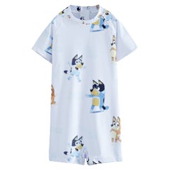 Kids  Boyleg Half Suit Swimwear 