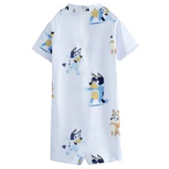 Kids  Boyleg Half Suit Swimwear 