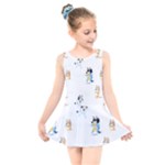 Bluey, Bluey merch, Bluey pattern, Bluey Bluey, bingo, Bluey design, bluey dog Kids Skater Dress Swimsuit Bluey, Bluey merch, Bluey pattern, Bluey Bluey, bingo, Bluey design, bluey dog Kids Skater Dress Swimsuit
