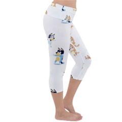 Lightweight Velour Capri Yoga Leggings 
