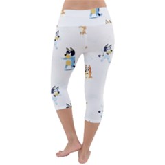 Lightweight Velour Capri Yoga Leggings 