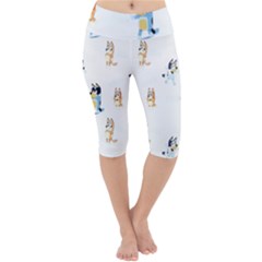 Lightweight Velour Cropped Yoga Leggings 