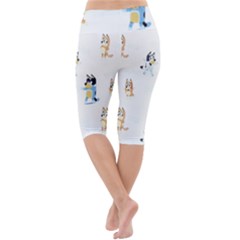 Lightweight Velour Cropped Yoga Leggings 