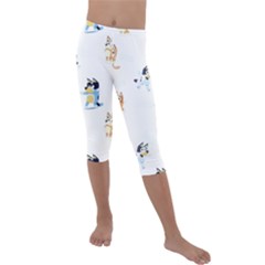 Kids  Lightweight Velour Capri Leggings  
