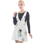 Bluey, Bluey merch, Bluey pattern, Bluey Bluey, bingo, Bluey design, bluey dog Plunge Pinafore Velour Dress Bluey, Bluey merch, Bluey pattern, Bluey Bluey, bingo, Bluey design, bluey dog Plunge Pinafore Velour Dress