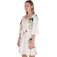 Velour Kimono Dress 