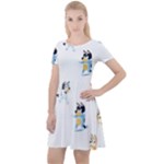 Bluey, Bluey merch, Bluey pattern, Bluey Bluey, bingo, Bluey design, bluey dog Cap Sleeve Velour Dress Bluey, Bluey merch, Bluey pattern, Bluey Bluey, bingo, Bluey design, bluey dog Cap Sleeve Velour Dress