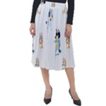 Bluey, Bluey merch, Bluey pattern, Bluey Bluey, bingo, Bluey design, bluey dog Classic Velour Midi Skirt Bluey, Bluey merch, Bluey pattern, Bluey Bluey, bingo, Bluey design, bluey dog Classic Velour Midi Skirt