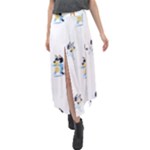 Bluey, Bluey merch, Bluey pattern, Bluey Bluey, bingo, Bluey design, bluey dog Velour Split Maxi Skirt Bluey, Bluey merch, Bluey pattern, Bluey Bluey, bingo, Bluey design, bluey dog Velour Split Maxi Skirt
