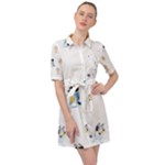 Bluey, Bluey merch, Bluey pattern, Bluey Bluey, bingo, Bluey design, bluey dog Belted Shirt Dress Bluey, Bluey merch, Bluey pattern, Bluey Bluey, bingo, Bluey design, bluey dog Belted Shirt Dress