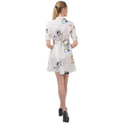 Belted Shirt Dress 