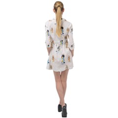Mini Skater Shirt Dress 