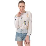 Bluey, Bluey merch, Bluey pattern, Bluey Bluey, bingo, Bluey design, bluey dog Banded Bottom Chiffon Top Bluey, Bluey merch, Bluey pattern, Bluey Bluey, bingo, Bluey design, bluey dog Banded Bottom Chiffon Top