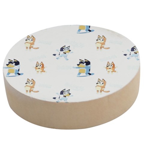 Bluey, Bluey merch, Bluey pattern, Bluey Bluey, bingo, Bluey design, bluey dog Wooden Bottle Opener (Round) from ArtsNow.com