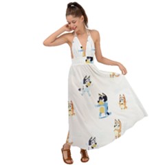 Backless Maxi Beach Dress 