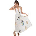 Bluey, Bluey merch, Bluey pattern, Bluey Bluey, bingo, Bluey design, bluey dog Backless Maxi Beach Dress Bluey, Bluey merch, Bluey pattern, Bluey Bluey, bingo, Bluey design, bluey dog Backless Maxi Beach Dress