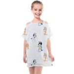 Bluey, Bluey merch, Bluey pattern, Bluey Bluey, bingo, Bluey design, bluey dog Kids One Piece Chiffon Dress Bluey, Bluey merch, Bluey pattern, Bluey Bluey, bingo, Bluey design, bluey dog Kids One Piece Chiffon Dress