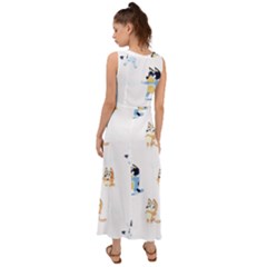V-Neck Chiffon Maxi Dress 