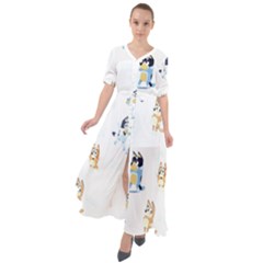 Waist Tie Boho Maxi Dress 