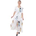 Bluey, Bluey merch, Bluey pattern, Bluey Bluey, bingo, Bluey design, bluey dog Waist Tie Boho Maxi Dress Bluey, Bluey merch, Bluey pattern, Bluey Bluey, bingo, Bluey design, bluey dog Waist Tie Boho Maxi Dress