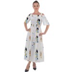 Bluey, Bluey merch, Bluey pattern, Bluey Bluey, bingo, Bluey design, bluey dog Shoulder Straps Boho Maxi Dress Bluey, Bluey merch, Bluey pattern, Bluey Bluey, bingo, Bluey design, bluey dog Shoulder Straps Boho Maxi Dress