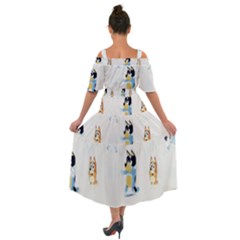 Shoulder Straps Boho Maxi Dress  