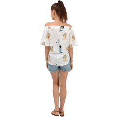 Off Shoulder Short Sleeve Top 