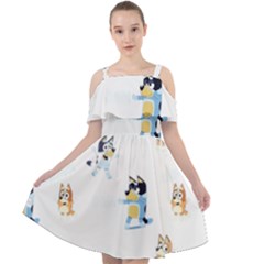 Cut Out Shoulders Dress 