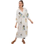 Bluey, Bluey merch, Bluey pattern, Bluey Bluey, bingo, Bluey design, bluey dog Grecian Style Maxi Dress Bluey, Bluey merch, Bluey pattern, Bluey Bluey, bingo, Bluey design, bluey dog Grecian Style Maxi Dress