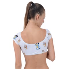 Cap Sleeve Ring Bikini Top 
