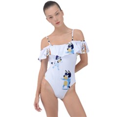 Frill Detail One Piece Swimsuit 