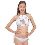 Bluey, Bluey merch, Bluey pattern, Bluey Bluey, bingo, Bluey design, bluey dog Cross Front Halter Bikini Top Bluey, Bluey merch, Bluey pattern, Bluey Bluey, bingo, Bluey design, bluey dog Cross Front Halter Bikini Top