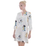 Bluey, Bluey merch, Bluey pattern, Bluey Bluey, bingo, Bluey design, bluey dog Open Neck Shift Dress Bluey, Bluey merch, Bluey pattern, Bluey Bluey, bingo, Bluey design, bluey dog Open Neck Shift Dress