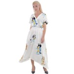 Bluey, Bluey merch, Bluey pattern, Bluey Bluey, bingo, Bluey design, bluey dog Cross Front Sharkbite Hem Maxi Dress Bluey, Bluey merch, Bluey pattern, Bluey Bluey, bingo, Bluey design, bluey dog Cross Front Sharkbite Hem Maxi Dress