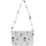 Bluey, Bluey merch, Bluey pattern, Bluey Bluey, bingo, Bluey design, bluey dog Double Gusset Crossbody Bag Bluey, Bluey merch, Bluey pattern, Bluey Bluey, bingo, Bluey design, bluey dog Double Gusset Crossbody Bag