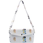 Bluey, Bluey merch, Bluey pattern, Bluey Bluey, bingo, Bluey design, bluey dog Removable Strap Clutch Bag Bluey, Bluey merch, Bluey pattern, Bluey Bluey, bingo, Bluey design, bluey dog Removable Strap Clutch Bag