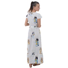 Flutter Sleeve Maxi Dress 