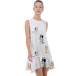Bluey, Bluey merch, Bluey pattern, Bluey Bluey, bingo, Bluey design, bluey dog Frill Swing Dress Bluey, Bluey merch, Bluey pattern, Bluey Bluey, bingo, Bluey design, bluey dog Frill Swing Dress