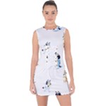 Bluey, Bluey merch, Bluey pattern, Bluey Bluey, bingo, Bluey design, bluey dog Lace Up Front Bodycon Dress Bluey, Bluey merch, Bluey pattern, Bluey Bluey, bingo, Bluey design, bluey dog Lace Up Front Bodycon Dress